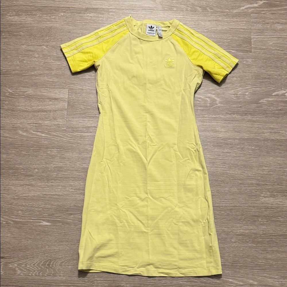 Adidas Lemon Short Sleeve Dress